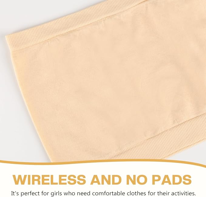 Women's Seamless Strapless Bra – Wireless Bandeau Tube Bra | S/M & M/L Sizes