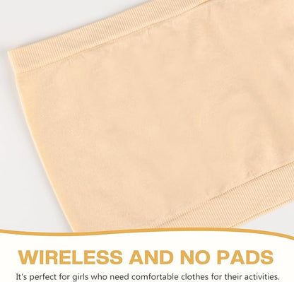 Women's Seamless Strapless Bra – Wireless Bandeau Tube Bra | S/M & M/L Sizes