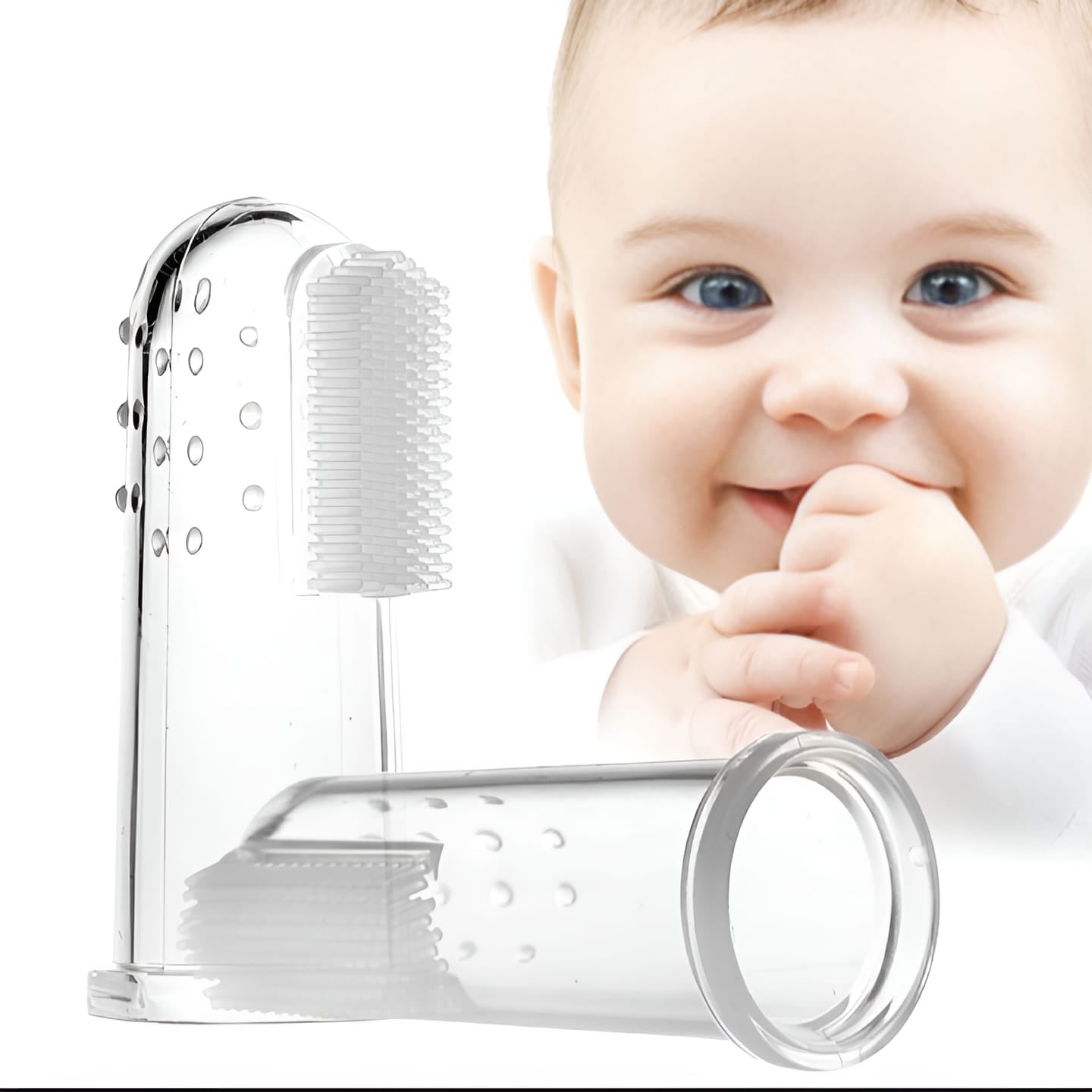 Pet finger toothbrush silicone