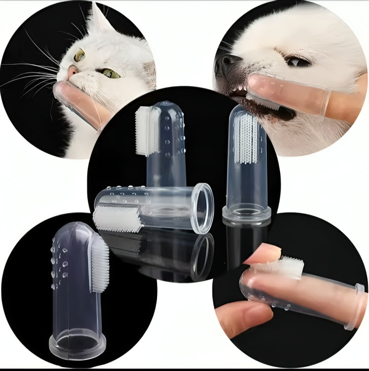 Pet finger toothbrush silicone