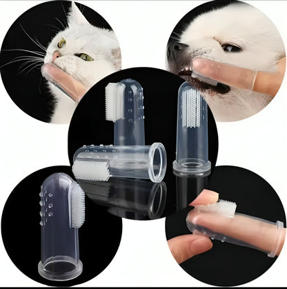 Pet finger toothbrush silicone