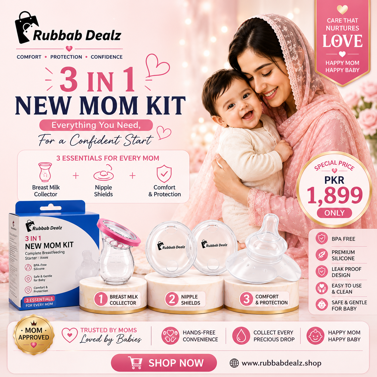 🤱 "New Mama Essentials Kit 3 in 1"