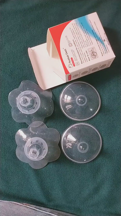 Silicone Nipple Protector – Pack of 2 | Anti-Pain Breastfeeding Cover for Sore & Inverted Nipples | BPA-Free